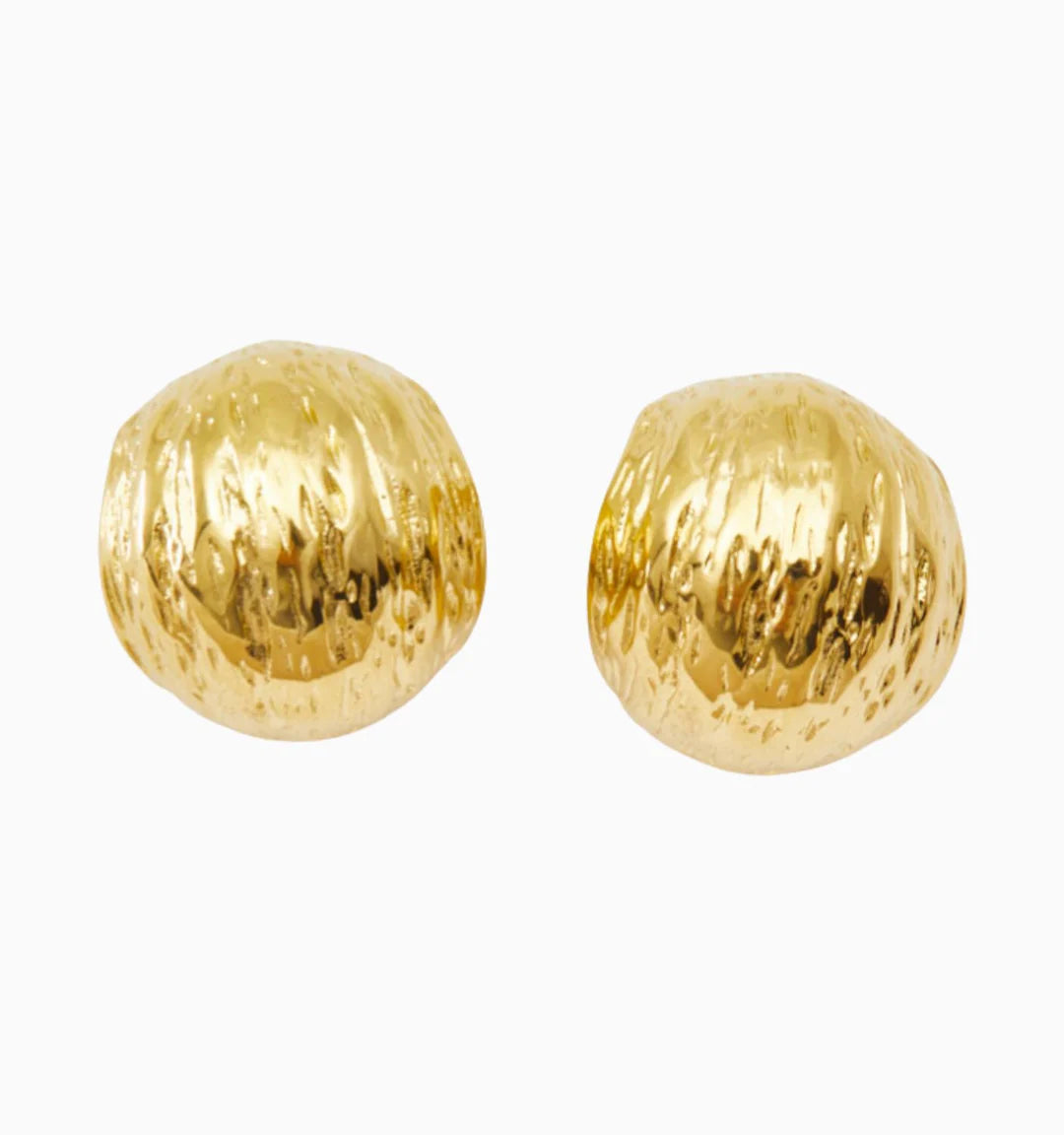 Textured Dome Earrings