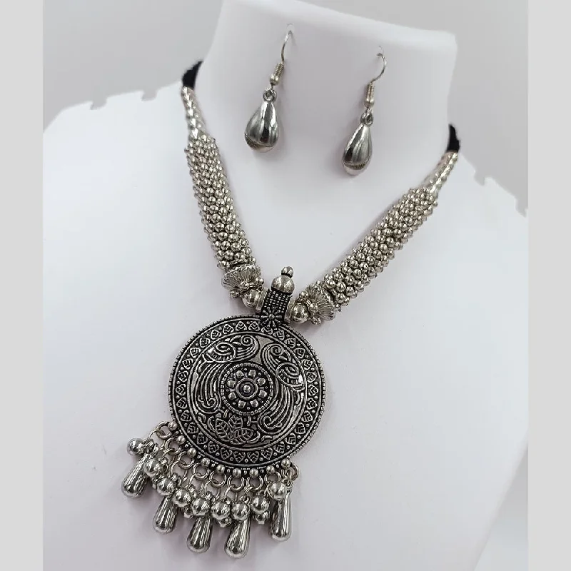 Kavita Art Oxidised Plated Necklace Set