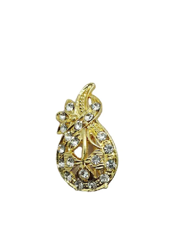 Golden Designer Brooch