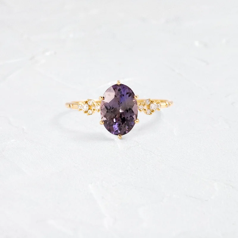 Myriad Ring, 1.75ct. Dark Purple-Blue Tanzanite