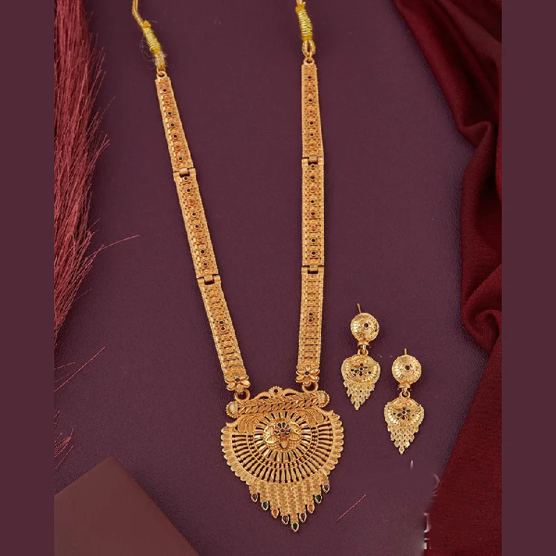 Kalpna Sales Gold Plated Meenakari Necklace Set