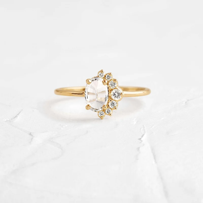 White Sapphire Astra Ring