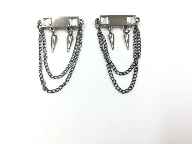 Silver Color Chain Hangings Brooch