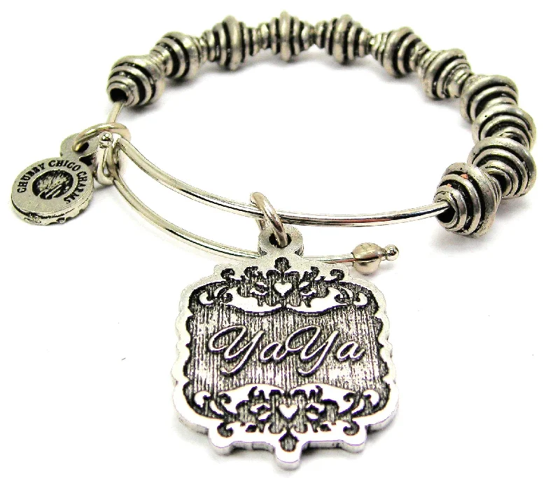 YaYa Victorian Scroll Spiral Beaded Bracelet