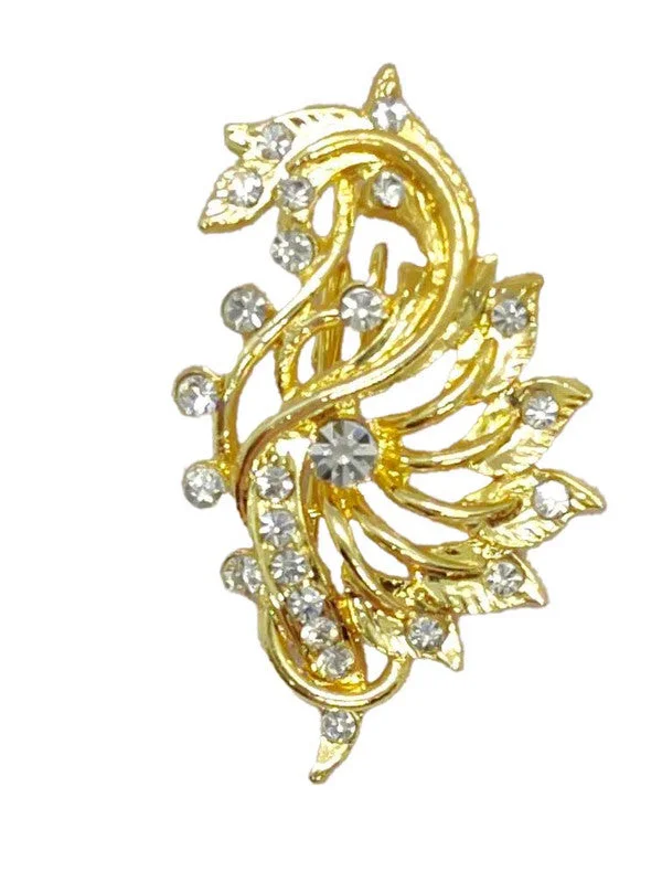 Golden Designer Brooch