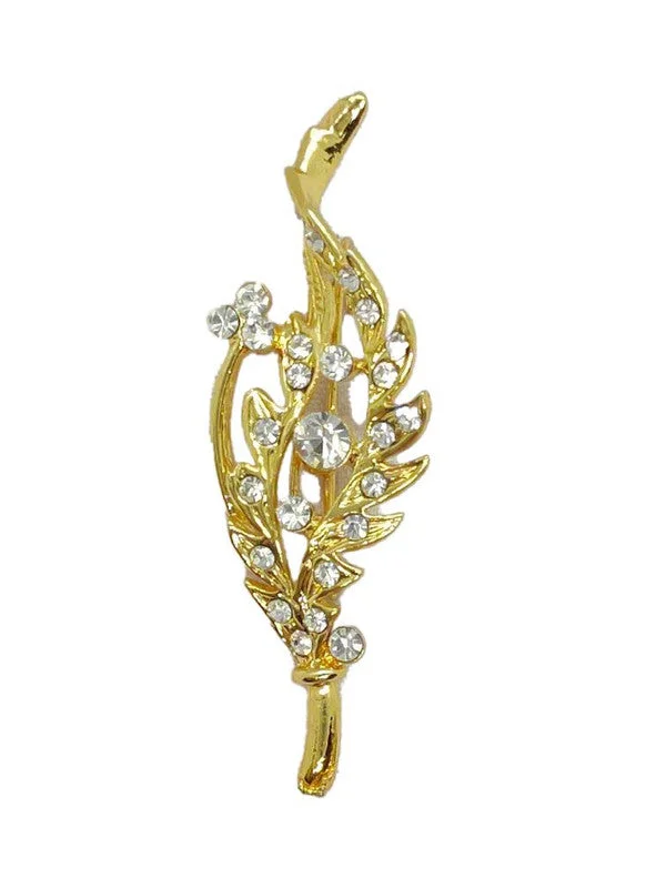 Golden Designer Brooch