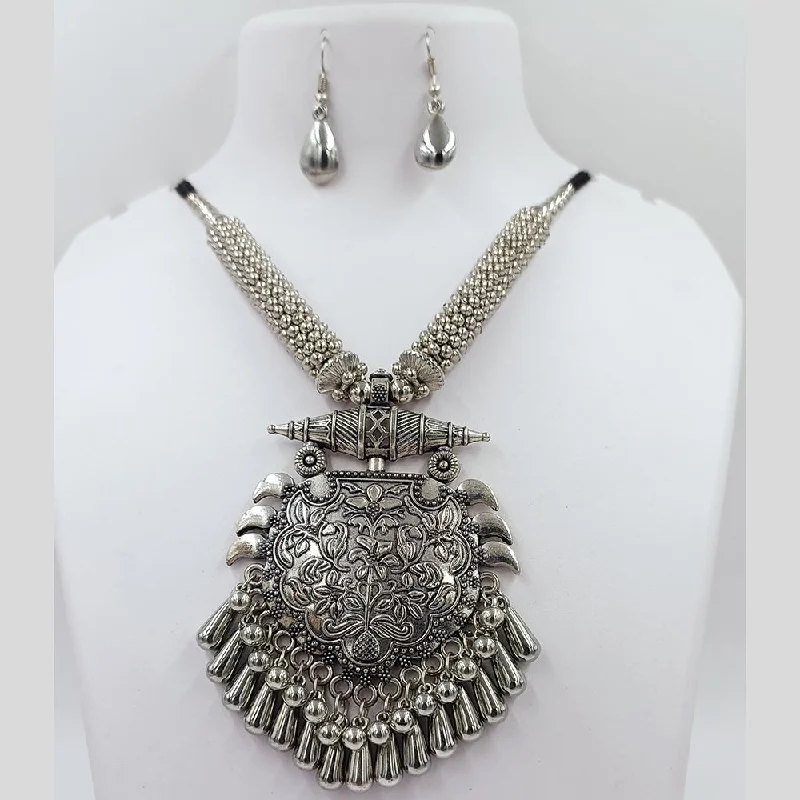 Kavita Art Oxidised Plated Necklace Set