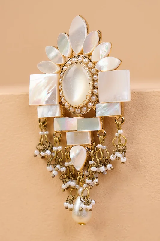 Mother Of Pearl Brooch