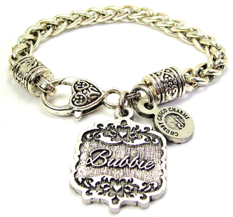 Bubbie Victorian Scroll Cable Link Chain Bracelet