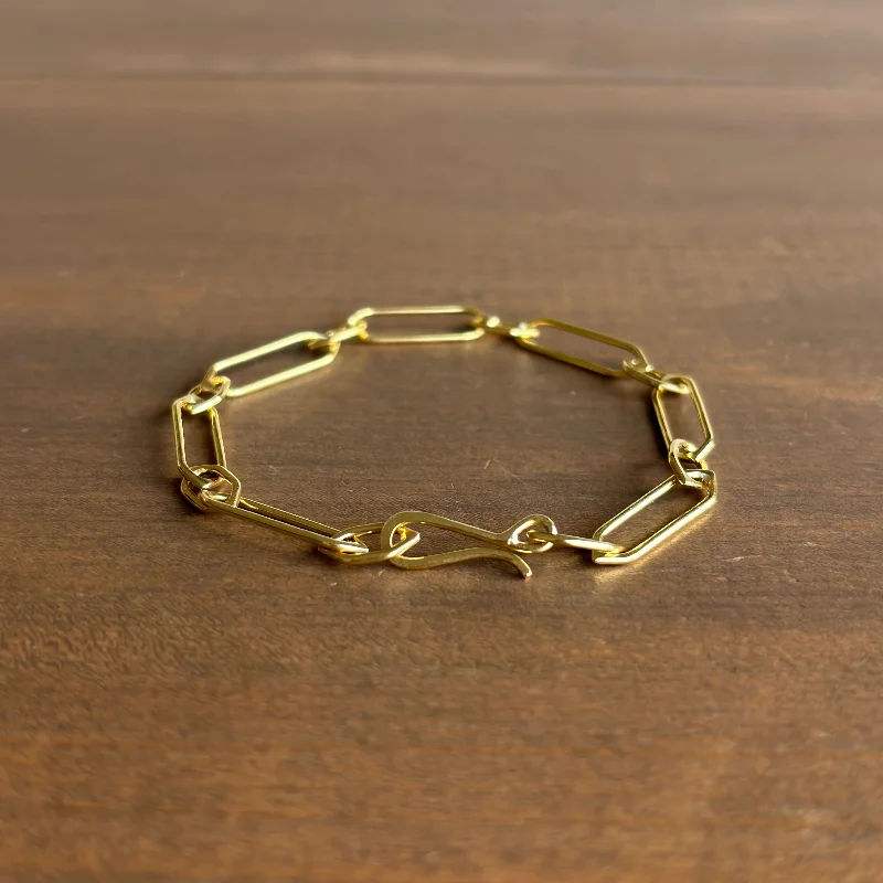 Gold Hexagon Bracelet