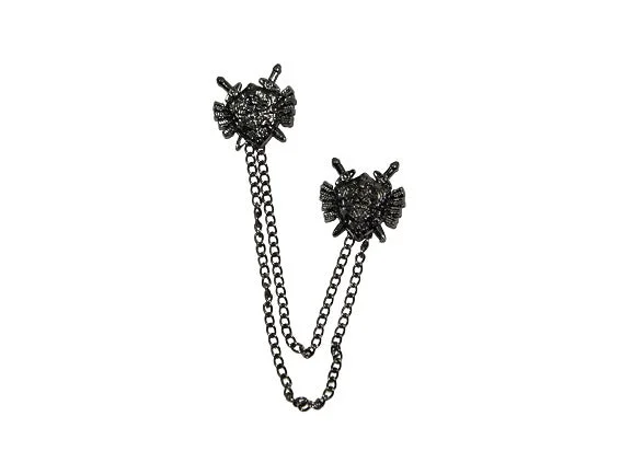 Dark Gray Designer Brooch