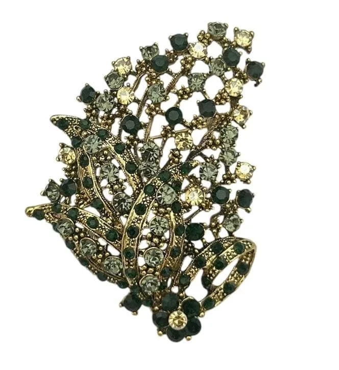 Sheen Green Royal Sherwani Metal Brooch